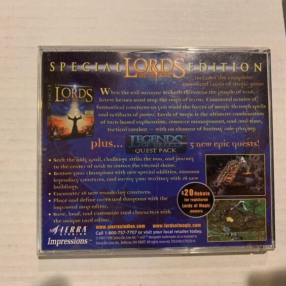 Return to Krondor PC CD-ROM Computer Game 1998 with Manual - Picture 5 of 6